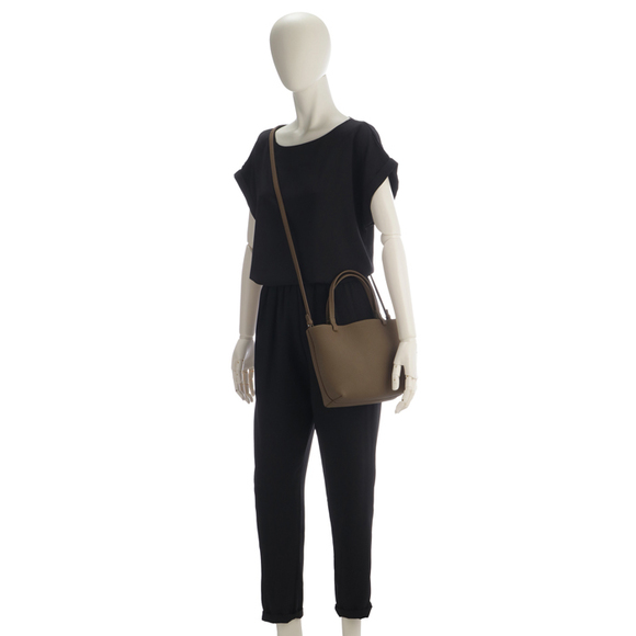 The Row NS Park Tote Small Shoulder Bag Taupe - Picture 7 of 9